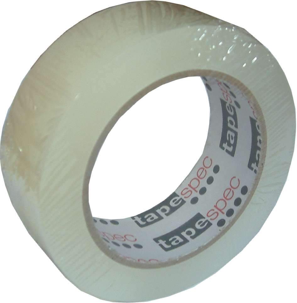 Tapespec Plastic All Weather Tape - Clear 36mm x 25m