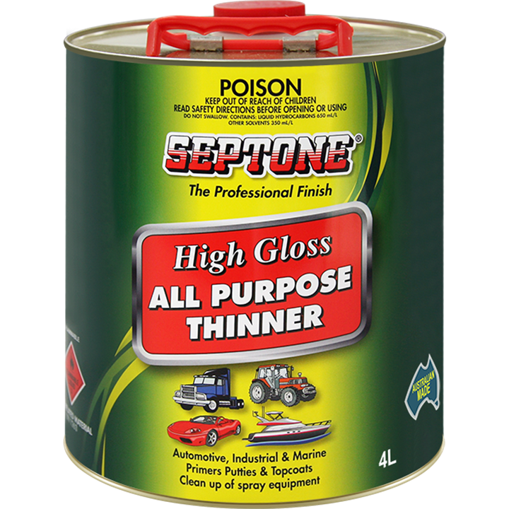 Septone All Purpose Thinner 4L-Solvents / Thinners-Tool Factory
