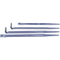 Ozar Rolling Head Pry Bar Set 4pc 355-505mm-Hand Tools-Tool Factory