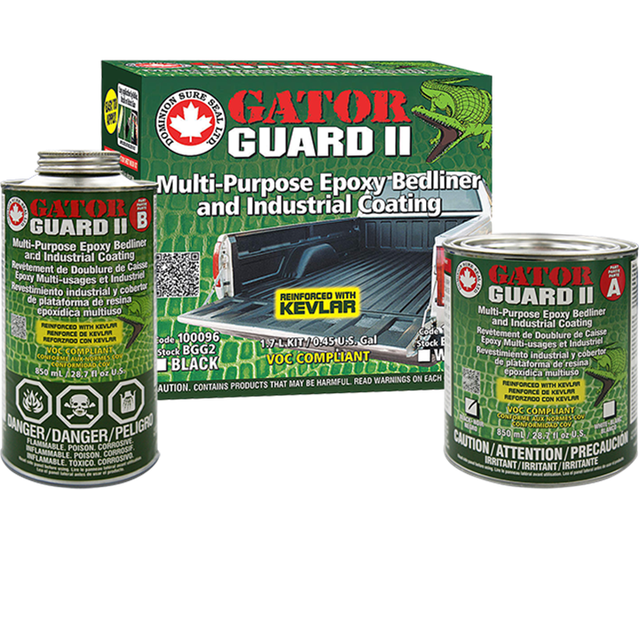 Dominion Gator Guard 1.7Ltr Kit (Black)-Bedliners-Tool Factory