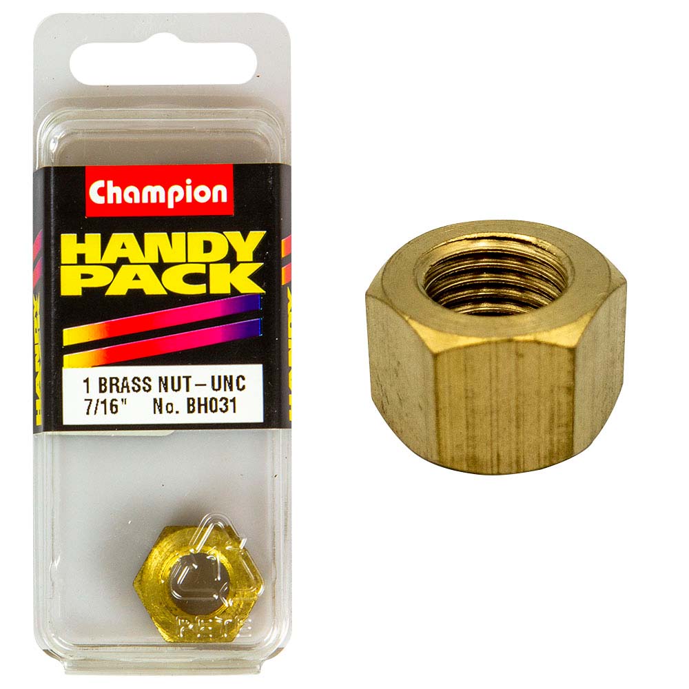 Champion 7/16in UNC Manifold Nut