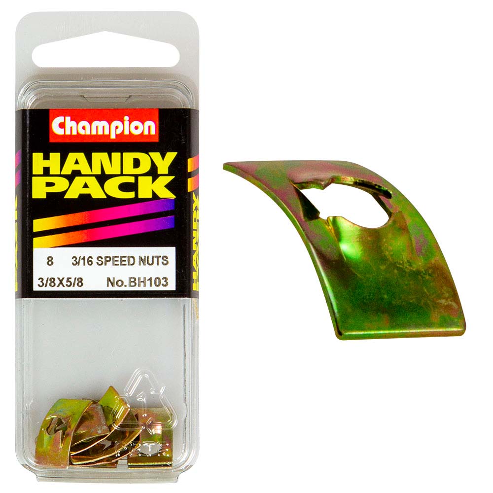 Champion 3/16in x 5/8in x 3/8in Speed Nut