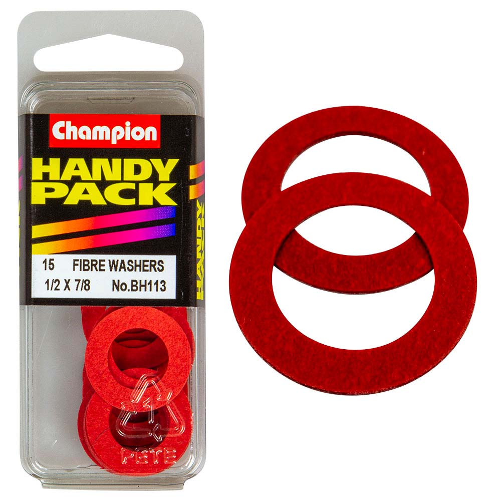 Champion 1/2in x 7/8 Fibre Washer 1/32in Thick