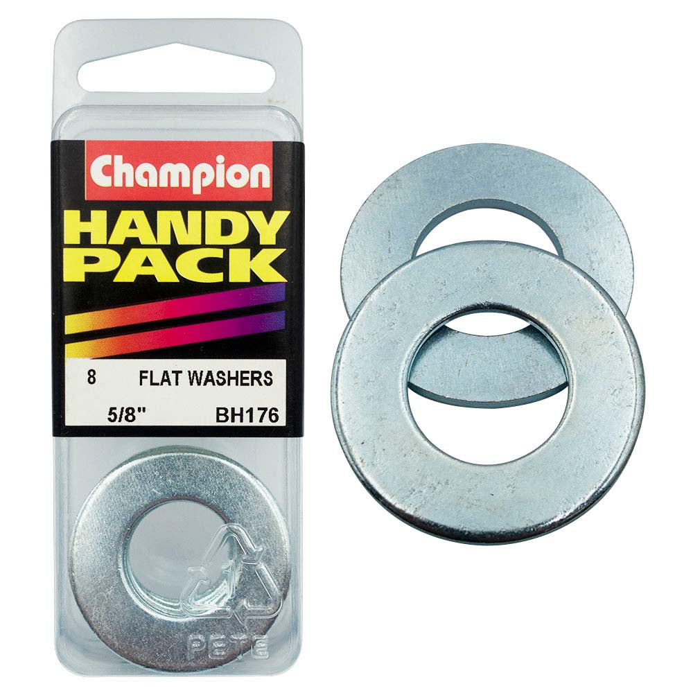 Champion 5/8in Flat Steel Washer