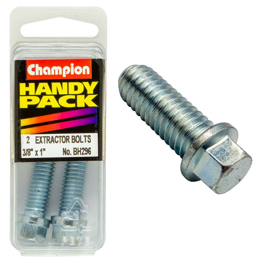 Champion 3/8in x 1in UNC Manifold Stud & Nut