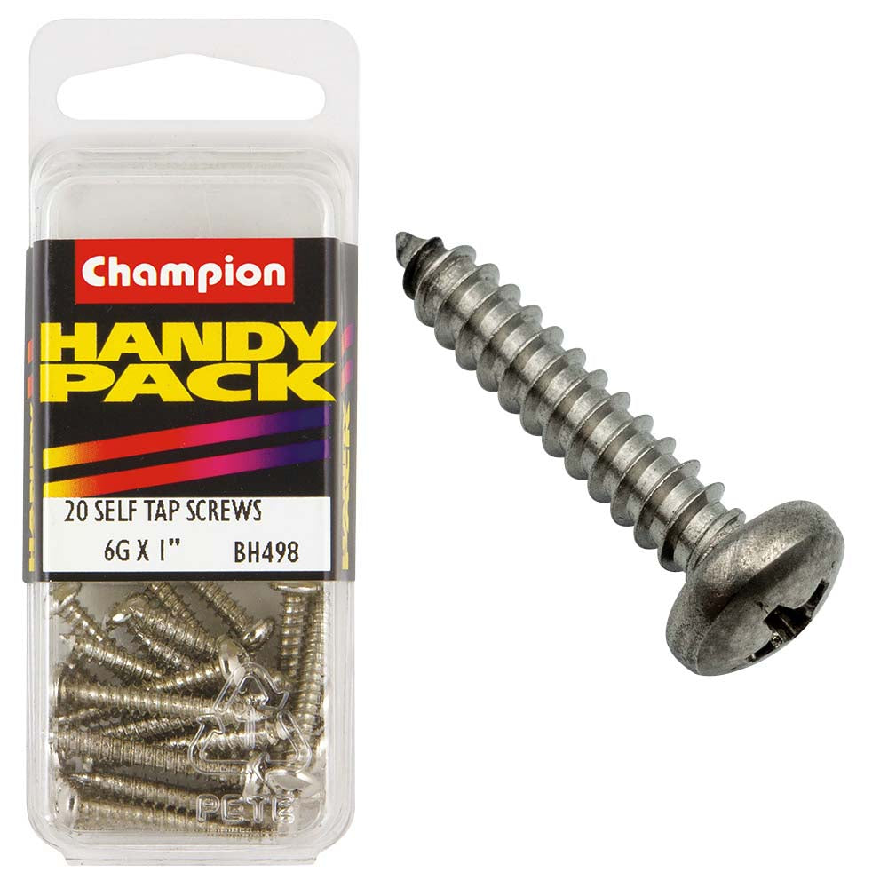 Champion 6G x 1in S/Tap Set Screw - Pan HD
