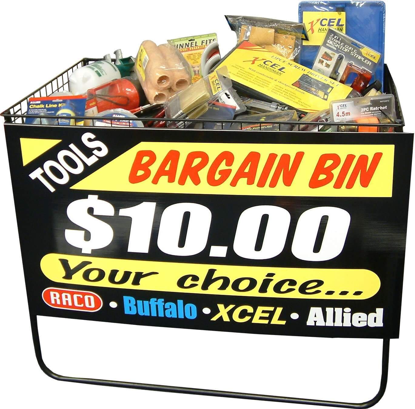 Xcel Bargain Bin Tools - All One Price $9.99 Retail