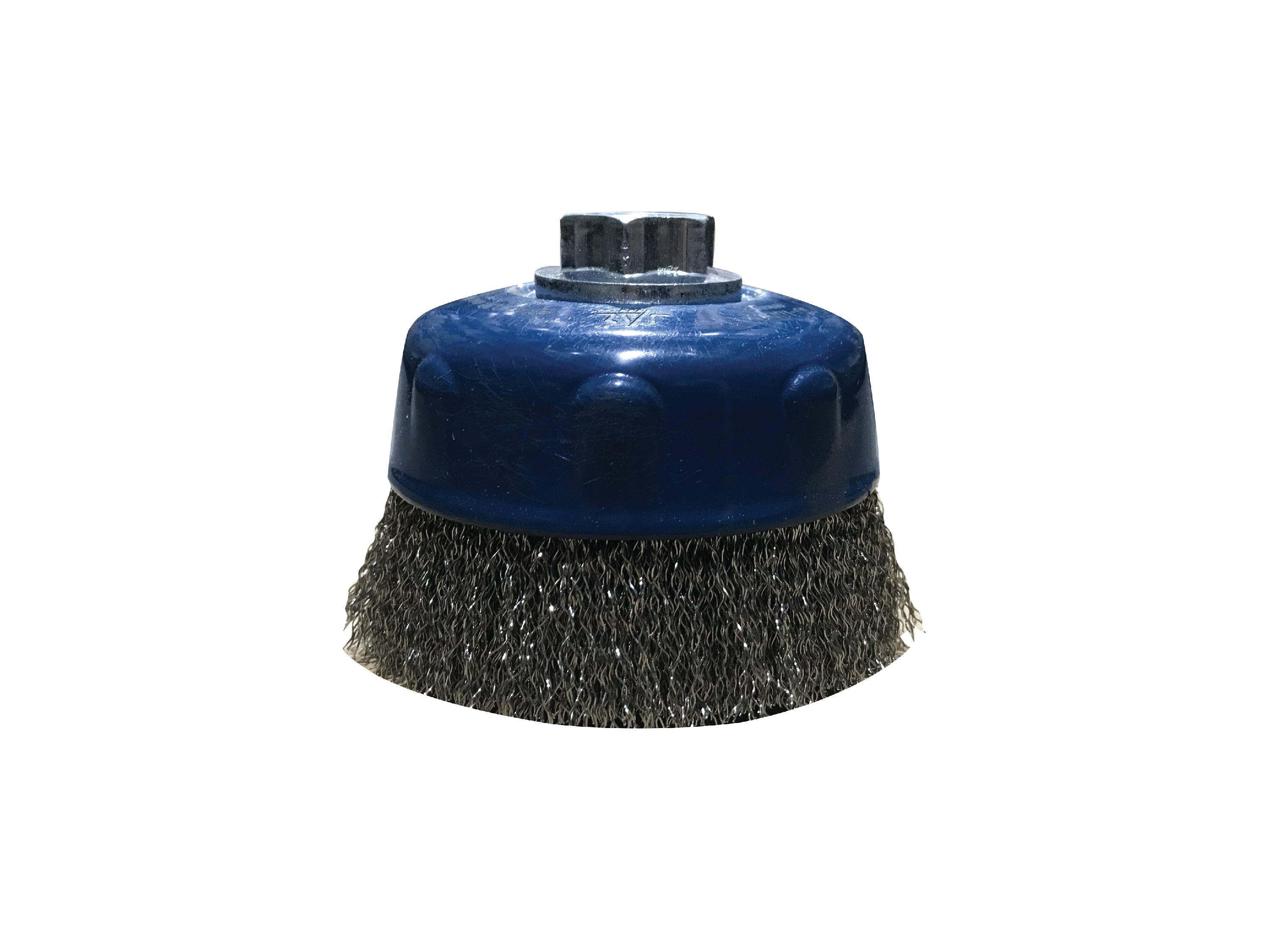 Jaz Cup Brush Crimped 125mm x 30mm x 0.3mm - M14 x 2 - Stainless Steel (BRUC-1250S)