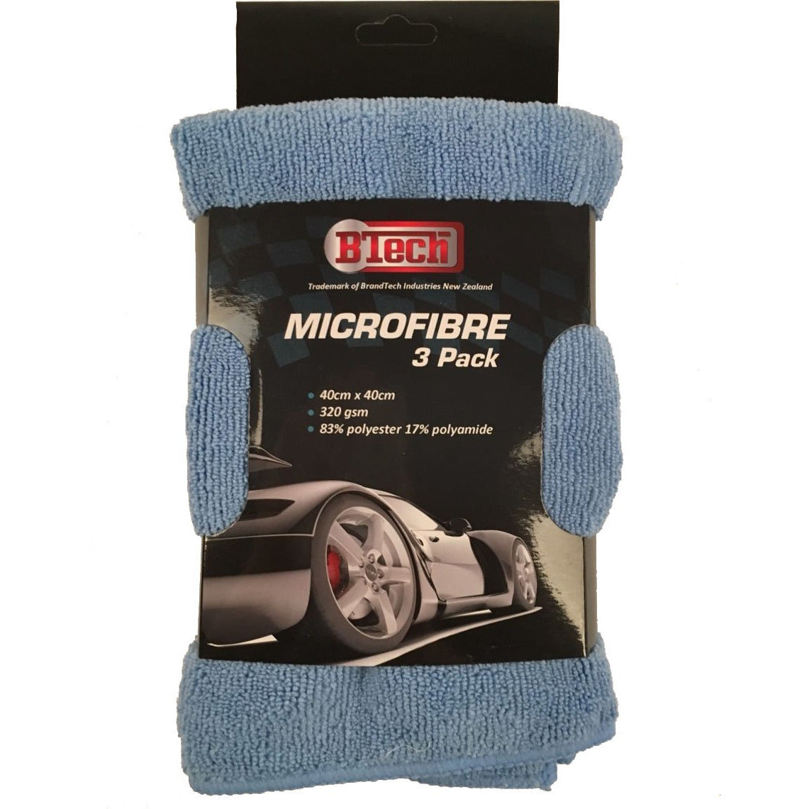 Btech Microfiber 3 pack-Car Cleaning Products-Tool Factory