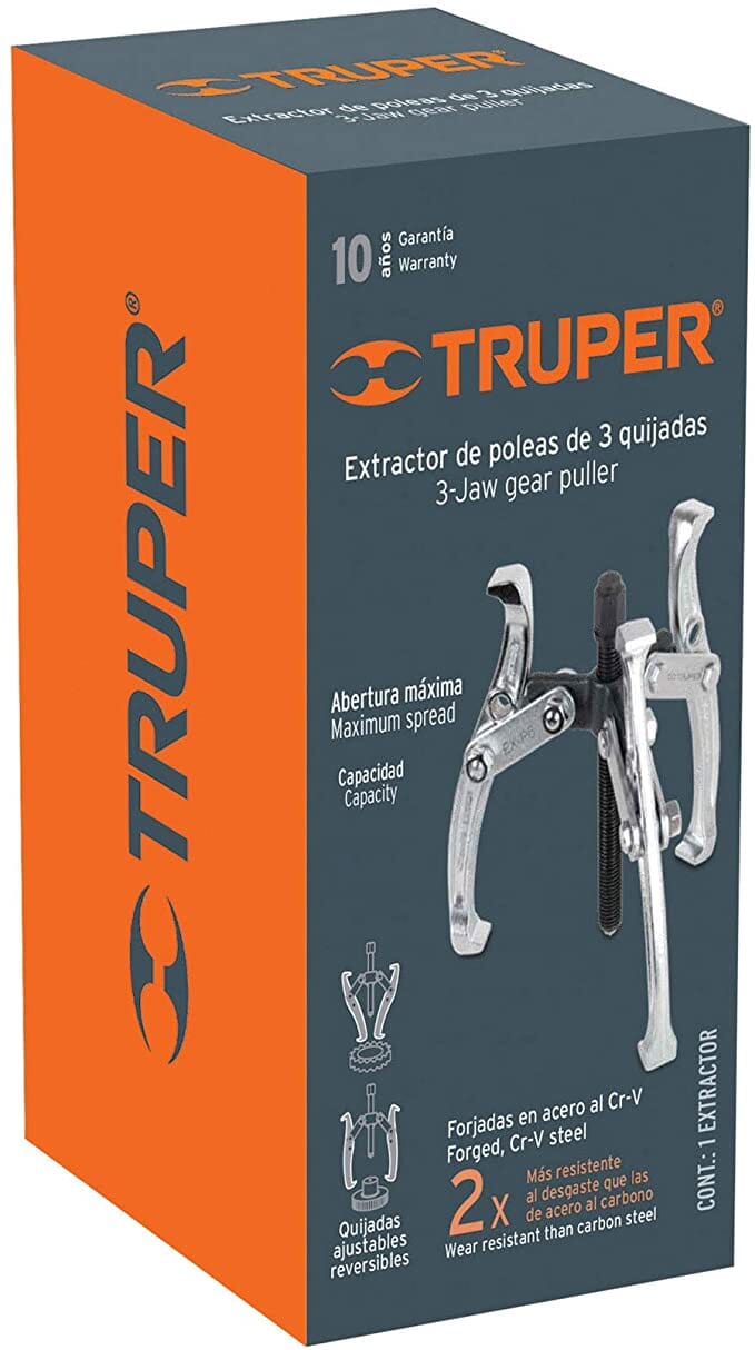Truper Gear Puller 3-Jaw 100mm