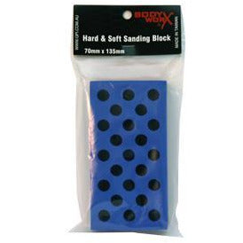 Gpi Bodyworx Hand Sanding Block 137 X 70Mm 23 Hole For Wet Or Dry Sanding-Sanding & Rubbing Blocks-Tool Factory