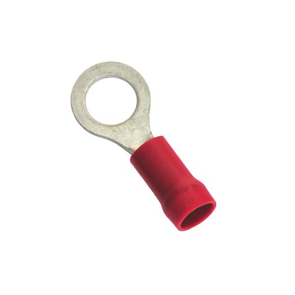 Champion 3/16In / 4.8Mm Red Ring Terminal -15Pk | Auto Crimp Terminals - Ring Terminals-Automotive & Electrical Accessories-Tool Factory