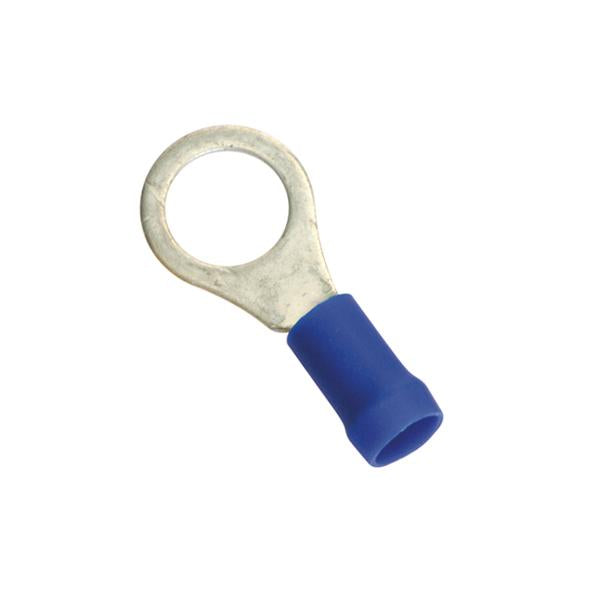 Champion 3/16In / 4.8Mm Blue Ring Terminal -10Pk | Auto Crimp Terminals - Ring Terminals-Automotive & Electrical Accessories-Tool Factory