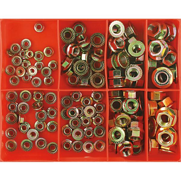 Champion 140Pc Metric Flange Nut Assortment | Assortments - Bolts, Set Screws & Nuts-Fasteners-Tool Factory