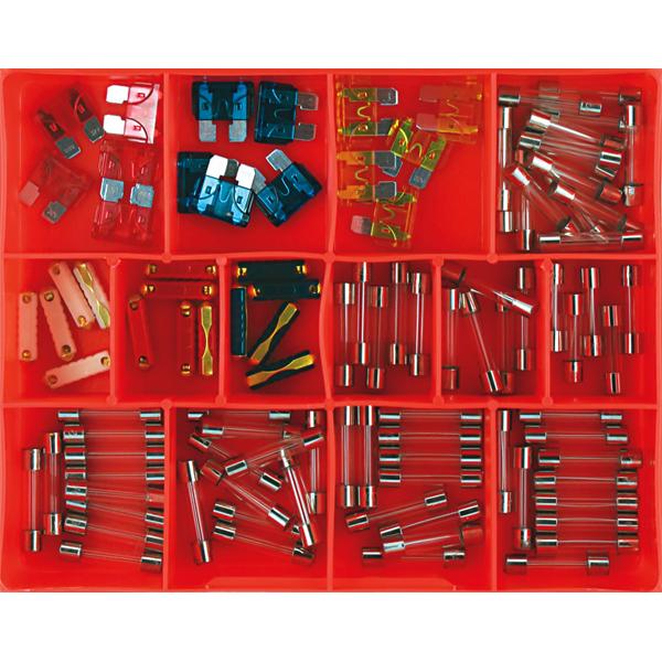 Champion 100Pc Auto Fuse Assortment (Glass, Blade & Euro) | Assortments - Fuses-Fasteners-Tool Factory