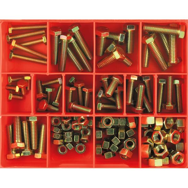 Champion 113Pc Unc S/Screw & Nut Assortment | Assortments - Bolts, Set Screws & Nuts-Fasteners-Tool Factory