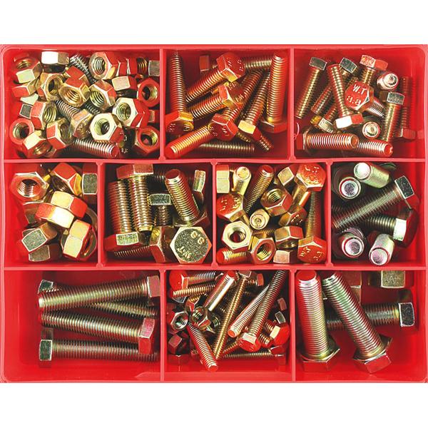 139Pc Metric Set Screw & Nut Assortment Gr8.8 | Assortments - Machine Screws & Nuts-Fasteners-Tool Factory