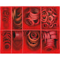 Champion 143Pc 3/32In Fibre Washer Assortment | Assortments - Washers-Fasteners-Tool Factory