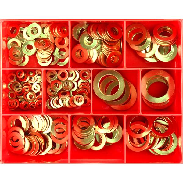 Champion 260Pc Metric Copper Washer Assortment | Assortments - Washers-Fasteners-Tool Factory
