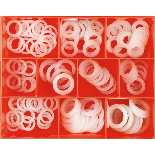Champion 160Pc Nylon Metric/Imperial Washer Assortment | Assortments - Washers-Fasteners-Tool Factory