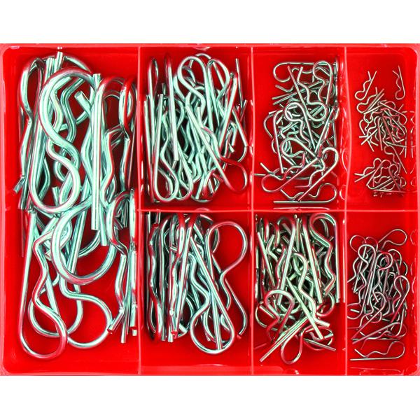 Champion 124Pc R-Clip Assortment (Zinc Plated) | Assortments - Misc-Fasteners-Tool Factory