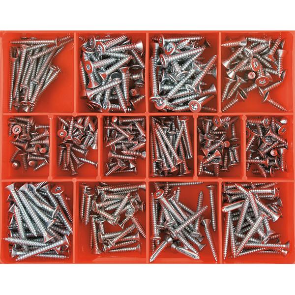 425Pc Torx Security Self Tapping Screw Assortment | Assortments - Security Screws-Fasteners-Tool Factory