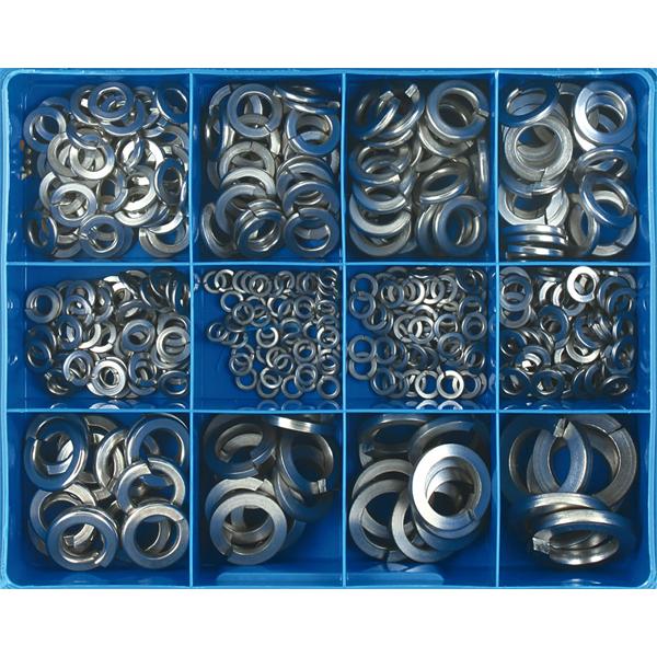 Champion 345Pc Mm/Imp Spring Washer Assortment 304/A2 | Assortments - Stainless Steel-Fasteners-Tool Factory