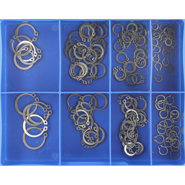 Champion 120Pc External Circlip Assortment 304/A2 | Assortments - Stainless Steel-Fasteners-Tool Factory