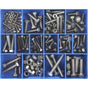 174Pc Stainless Metric (Iso) Set Screws & Nuts | Assortments - Stainless Steel-Fasteners-Tool Factory