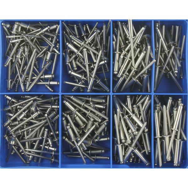 Champion 330Pc Blind Rivet Assortment 304/A2 | Assortments - Stainless Steel-Fasteners-Tool Factory