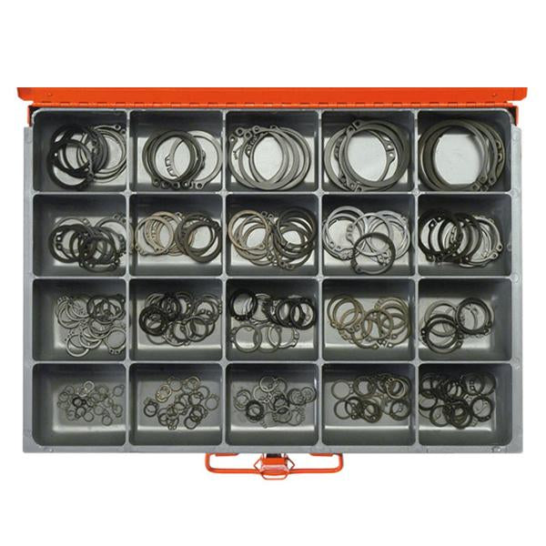 Champion Master Kit 260Pc External Circlip Asst - Metric | Master Kits - Circlips-Fasteners-Tool Factory