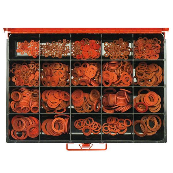 Champion Master Kit 978Pc Red Fibre Washer Asst | Master Kits - Washers-Fasteners-Tool Factory