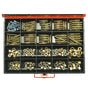 200Pc Master Mainfold Studs And Nuts-Brass & Steel | Master Kits - Misc-Fasteners-Tool Factory