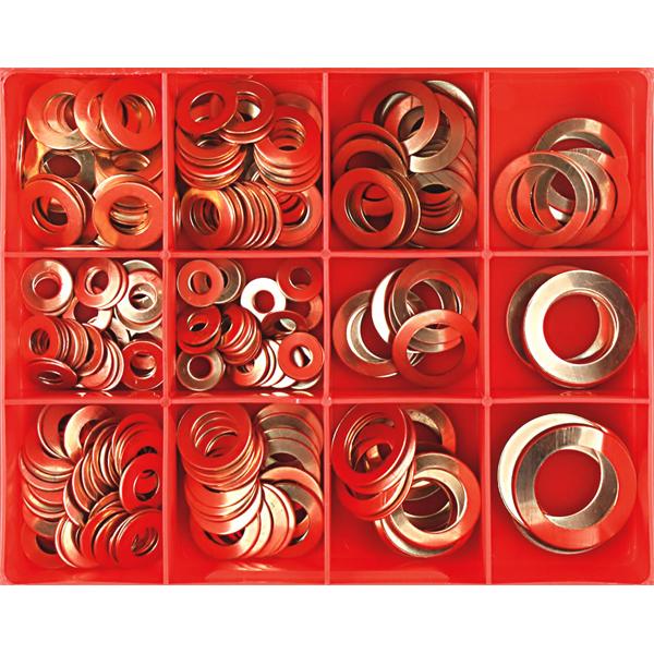 Champion 260Pc Imperial 20G Copper Washer Assortment | Assortments - Washers-Fasteners-Tool Factory