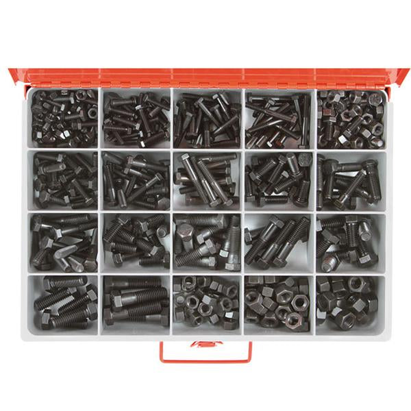 Champion Master Kit 393Pc Unc Bolt & Nut Asst Gr8 | Master Kits - Bolts, Set Screws & Nuts-Fasteners-Tool Factory