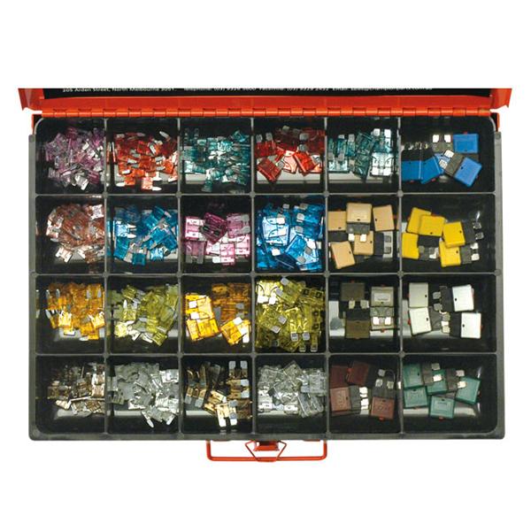 Champion Master Kit 400Pc Auto Blade Fuse Asst 3-30Amp | Master Kits - Automotive-Fasteners-Tool Factory