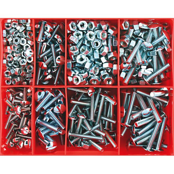 Champion 300Pc Roofing Bolt & Nut Assortment (8 Sizes) | Assortments - Misc-Fasteners-Tool Factory