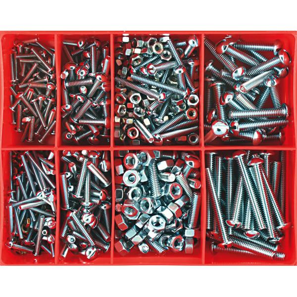Champion 360Pc Machine Screw & Nut Assortment | Assortments - Machine Screws & Nuts-Fasteners-Tool Factory