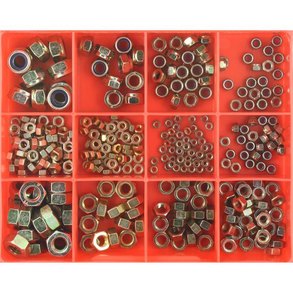 Champion 320Pc Metric Nut Assortment (Zinc) | Assortments - Bolts, Set Screws & Nuts-Fasteners-Tool Factory