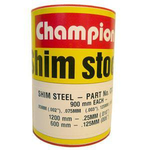 Champion Steel Shim Assortment 60Mm Wide Roll (4 Sizes) | Assortments - Shim Stock-Fasteners-Tool Factory