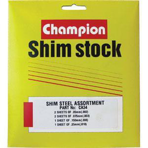 Steel Shim Assortment 150Mm X 150Mm (4 Sizes) | Assortments - Shim Stock-Fasteners-Tool Factory