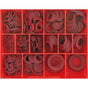 Champion 430Pc 1/32In Fibre Washer Assortment | Assortments - Washers-Fasteners-Tool Factory