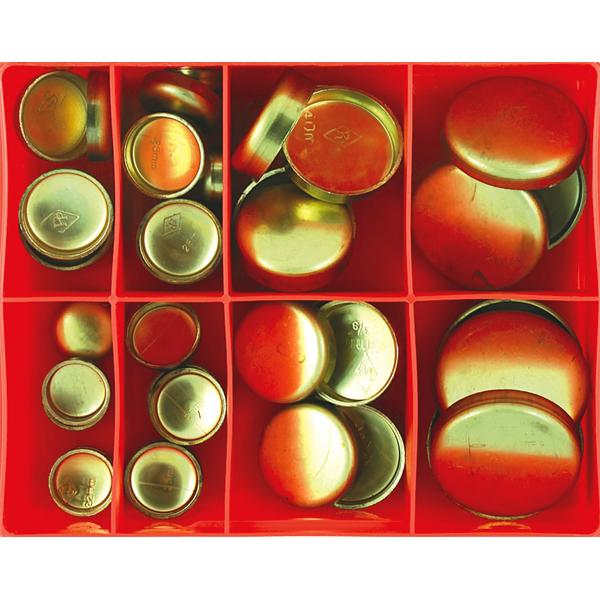 Champion 42Pc Metric Brass Welsh Plug Assortment | Assortments - Welsh Plugs-Fasteners-Tool Factory