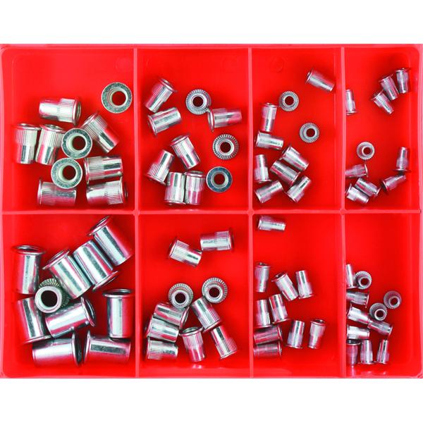 Champion 80Pc Rivet Nut Insert Assortment - Steel | Assortments - Misc-Fasteners-Tool Factory