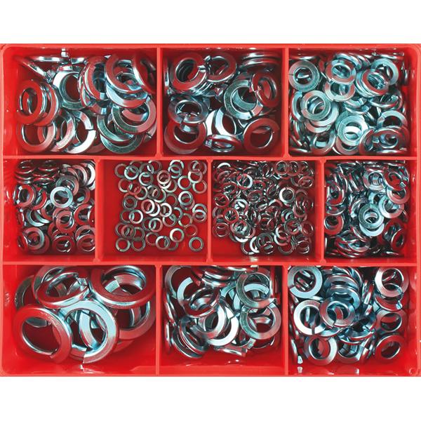 Champion 535Pc Metric/Imperial Spring Washer Assortment | Assortments - Washers-Fasteners-Tool Factory