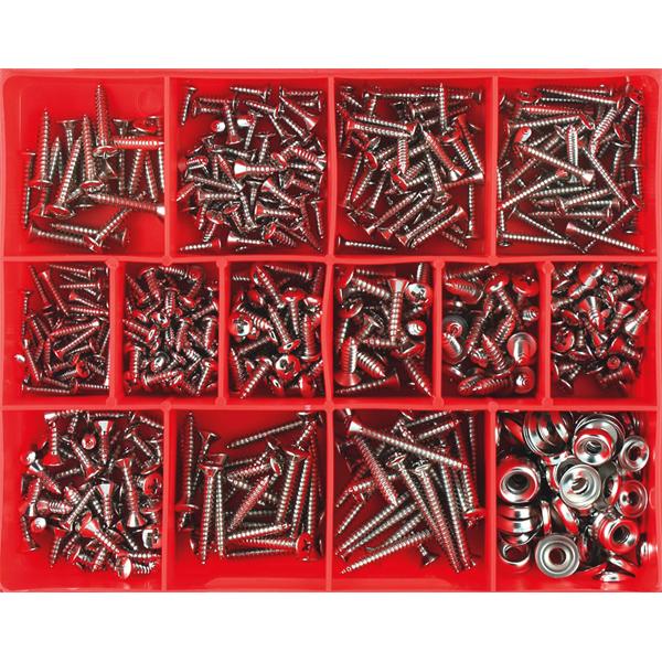 Champion 540Pc Self Tapping Screw Assortment | Assortments - Screws-Fasteners-Tool Factory