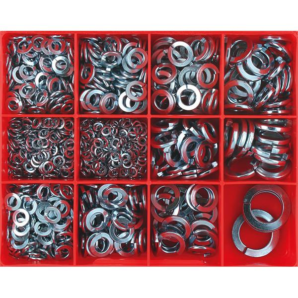 Champion 933Pc Metric/Imperial Spring Washer Assortment | Assortments - Washers-Fasteners-Tool Factory