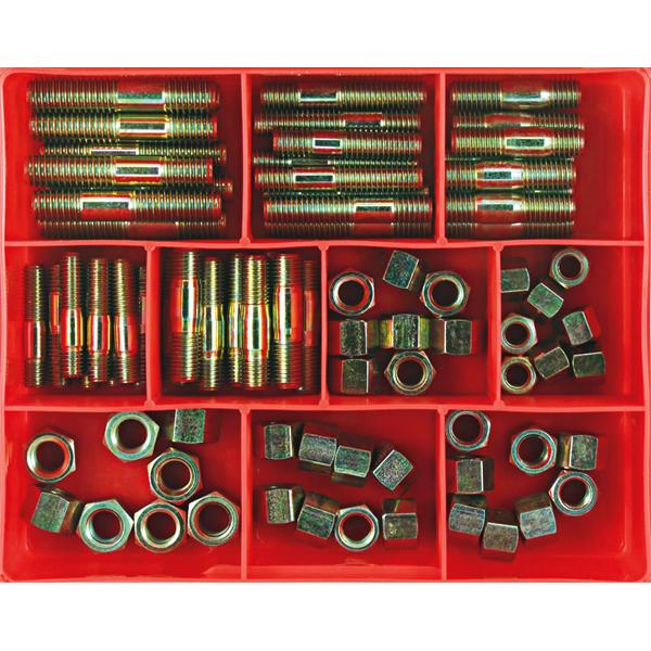 Champion 80Pc Manifold Studs/Nut - Metric/Imp | Assortments - Misc-Fasteners-Tool Factory