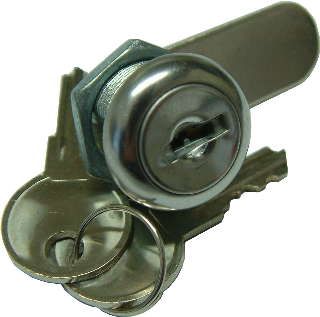 Xcel Cam Lock with Backnut CP - Keyed Alike 11mm