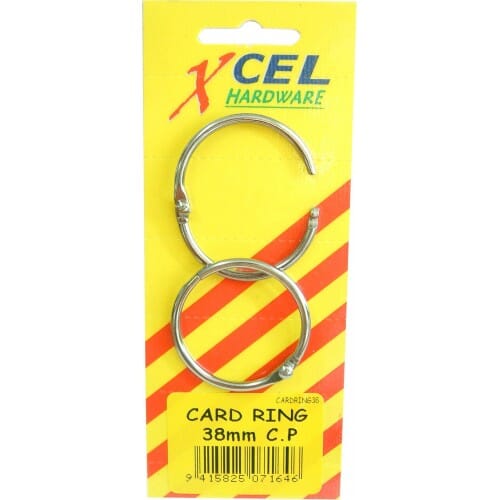 Xcel Card Rings CP 2-pce 60mm x 3.15mm